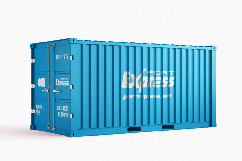 PortExpress Light Blue Container PORU7774776